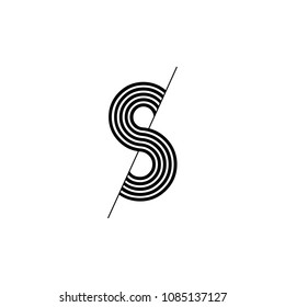 S Letter Logo Monogram