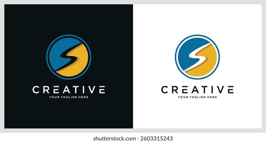 S Letter Logo Monogram Design Element.