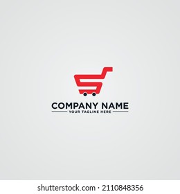 S Letter Logo, Online Shopping Logo