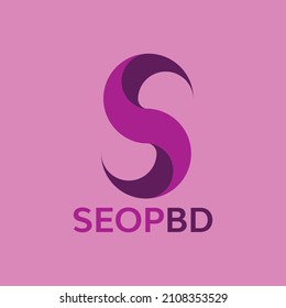 s letter logo. Qualityful  resizable letter vector design.