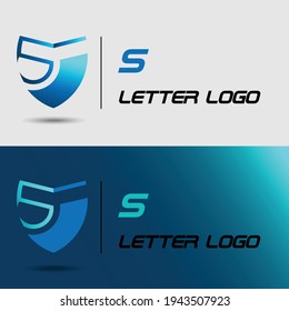 S letter logo security tag line here