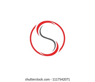 S letter logo Template