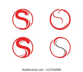 S letter logo Template