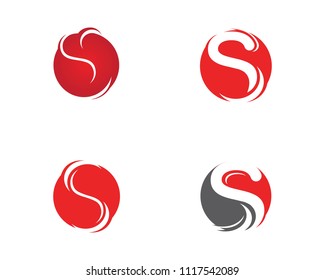 S letter logo Template