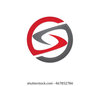 S letter logo Template