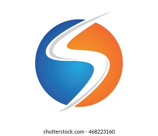 S letter logo Template