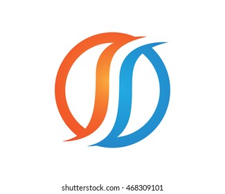 S letter logo Template
