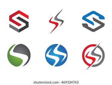 S letter logo Template