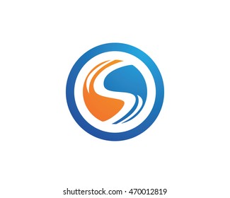 S letter logo Template