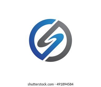 S letter logo Template