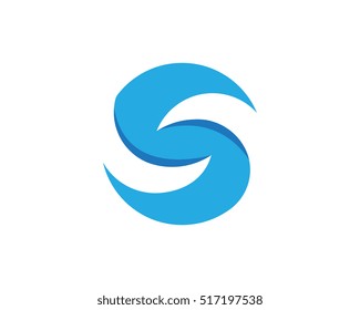 S letter logo Template