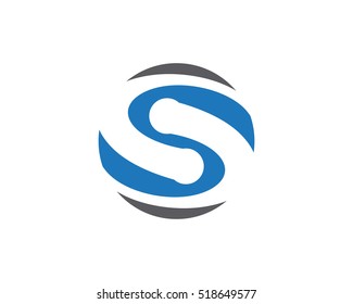 S letter logo Template
