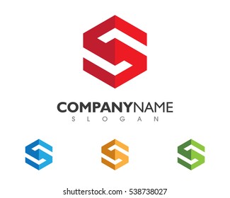 S letter logo Template