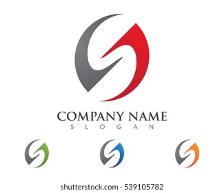S letter logo Template
