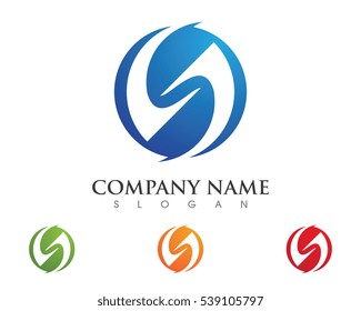 S letter logo Template
