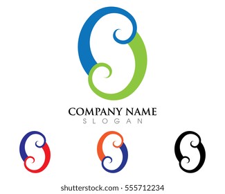 S letter logo Template