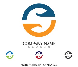 S letter logo Template