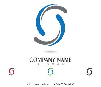 S letter logo Template