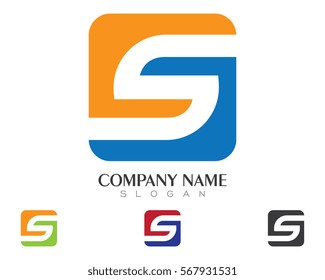 S letter logo Template