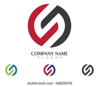 S letter logo Template