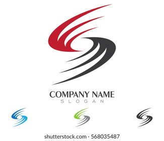 S letter logo Template