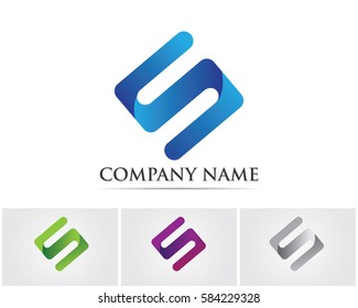 S letter logo Template