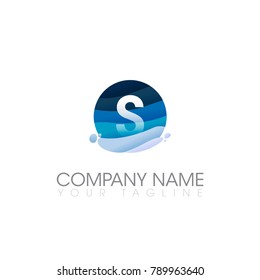 S LETTER LOGO TEMPLATE