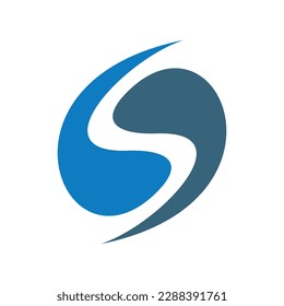 s letter logo template 4