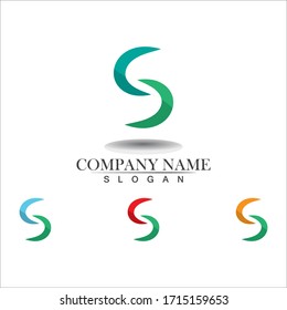 S letter logo Template icon