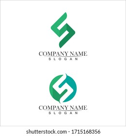 S letter logo Template icon