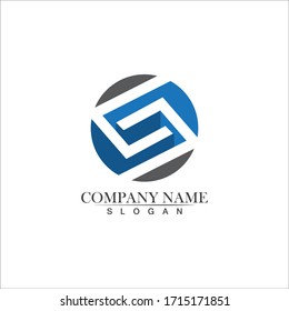 S letter logo Template icon