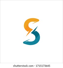 S letter logo Template icon