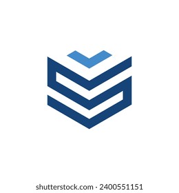 S letter logo template. Illustration vector