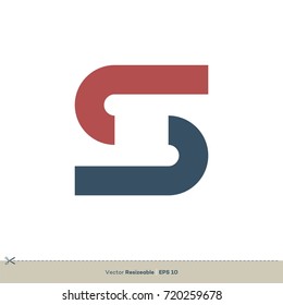 S Letter Logo Template Illustration Design. Vector EPS 10.