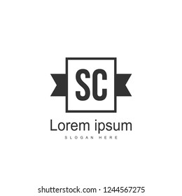S Letter logo template. Initial letter logo design