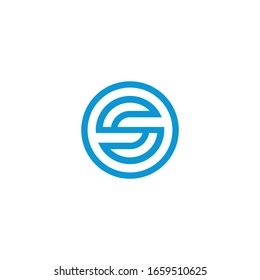 S Letter Logo Template symbols icons