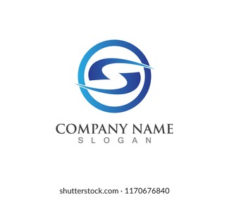 S letter logo Template and vector