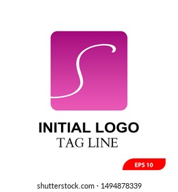 S Letter Logo Template vector icon design