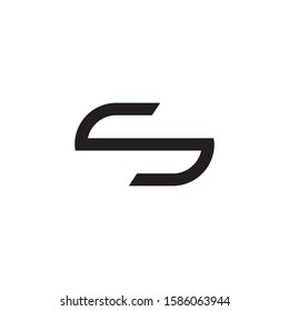 S letter logo template vector icon design