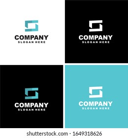 S Letter Logo Template vector icon illustration design. vector Business corporate letter S logo design vector. Simple and clean flat design of letter S logo vector template.