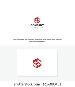 S Letter Logo Template vector icon illustration design. vector Business corporate letter S logo design vector. Simple and clean flat design of letter S logo vector template.
