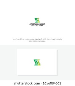 S Letter Logo Template vector icon illustration design.