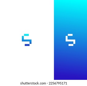 S  Letter Logo Usable Vector Template Abstract Monogram Symbol 