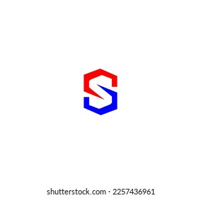 S Letter Logo Usable Vector Template Abstract Monogram Symbol 