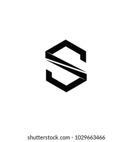 s letter logo vector