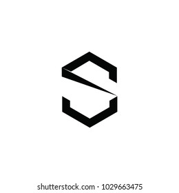 s letter logo vector