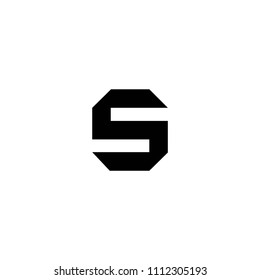 s letter logo vector