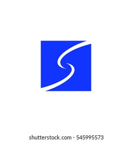 s letter logo vector