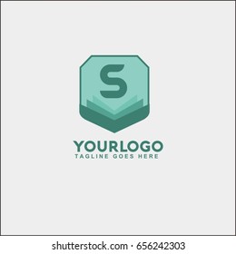 S letter logo vector. book logo vector.