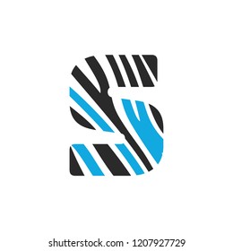 S letter logo vector design. Initial letter S logo design.
